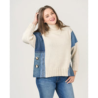 PULLOVER SWEATER | CHARLIE-Jackets & Sweaters-SHANNON PASSERO-ONE-CREAM-Coriander