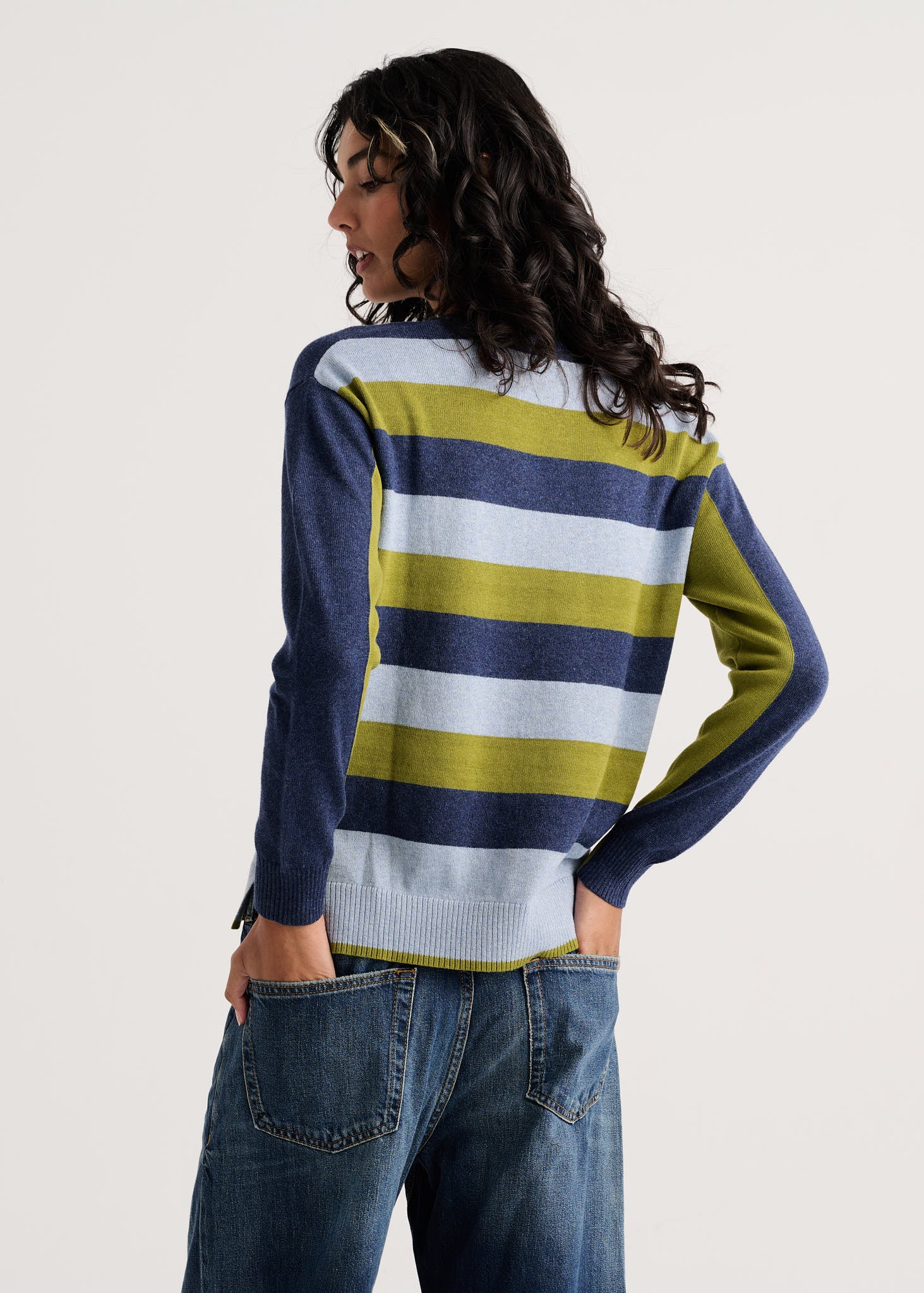 PULLOVER SWEATER | COLOUR THEORY V-NECK-Jackets & Sweaters-ZAKET & PLOVER-Coriander