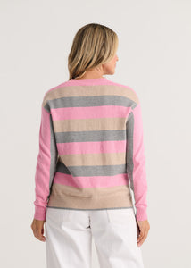 PULLOVER SWEATER | COLOUR THEORY V-NECK-Jackets & Sweaters-ZAKET & PLOVER-Coriander