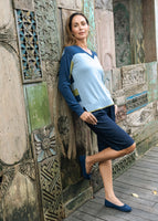 PULLOVER SWEATER | COLOUR THEORY V-NECK-Jackets & Sweaters-ZAKET & PLOVER-Coriander