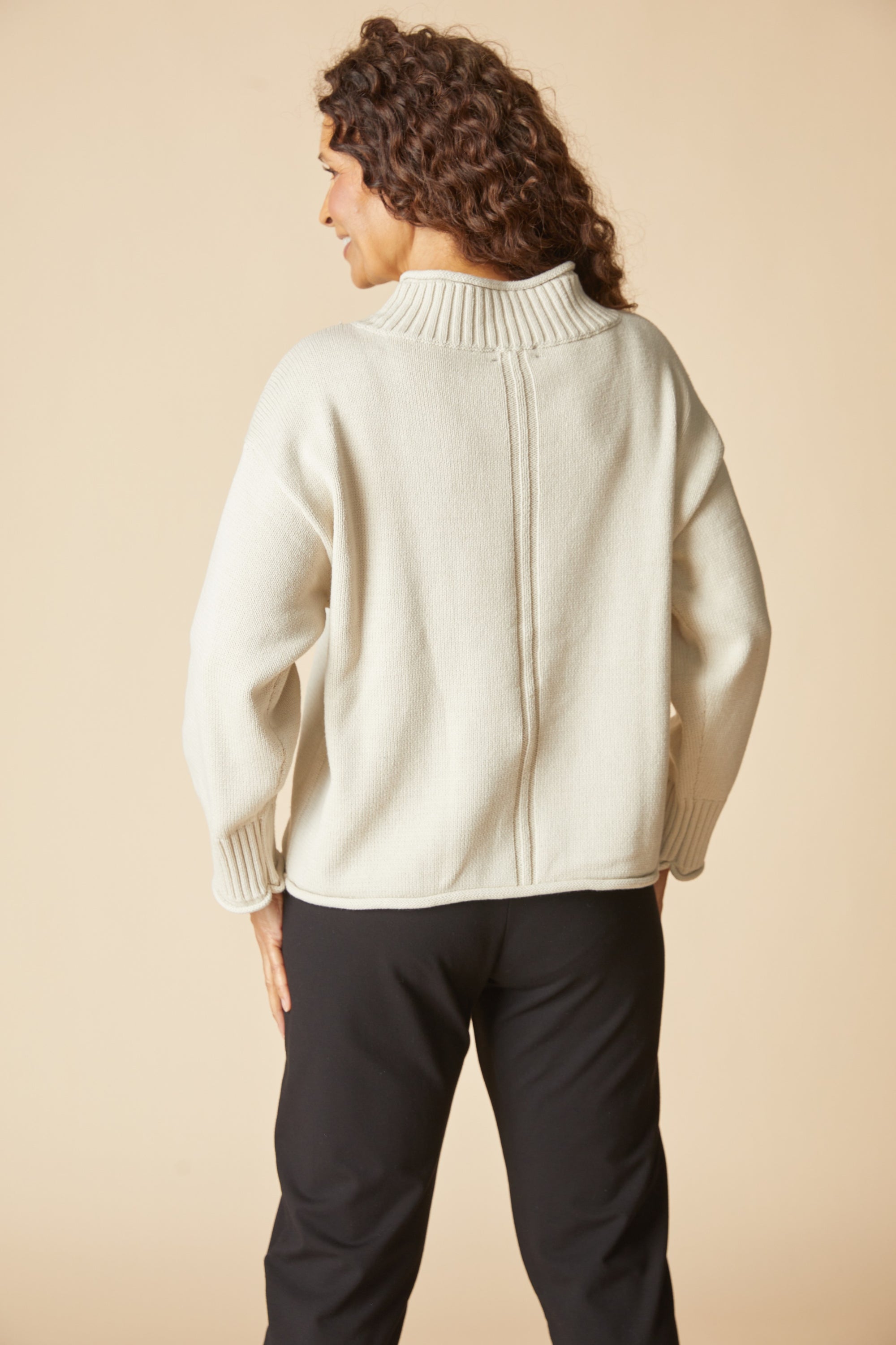 SEPT | H83483 COZY CABIN SWEATER-Uncategorised-HABITAT-Coriander