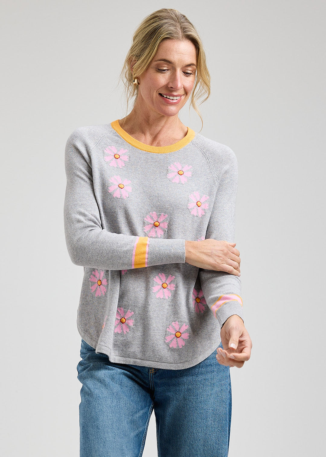PULLOVER SWEATER | DAISY CHAIN-Jackets & Sweaters-ZAKET & PLOVER-Coriander