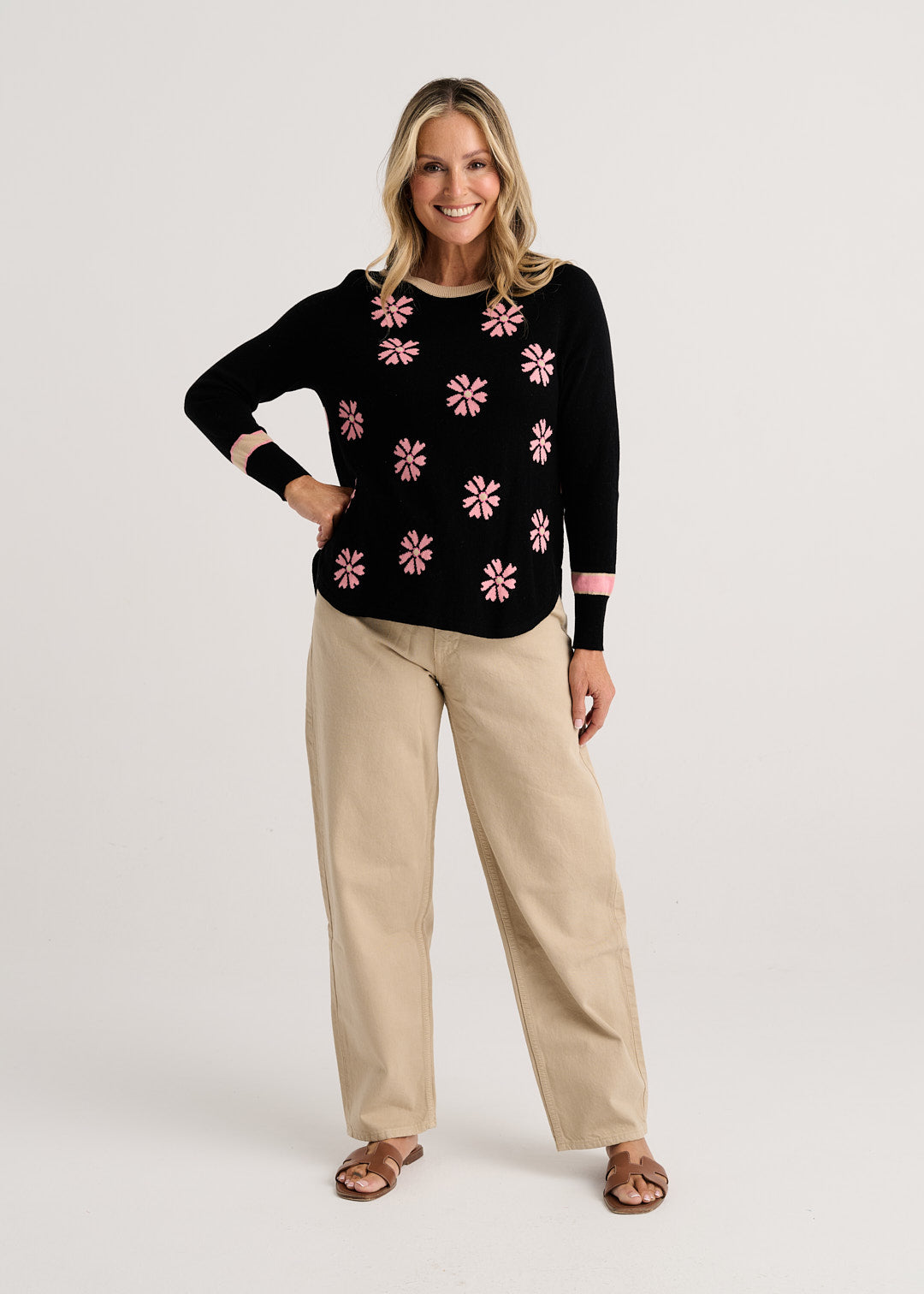 PULLOVER SWEATER | DAISY CHAIN-Jackets & Sweaters-ZAKET & PLOVER-Coriander