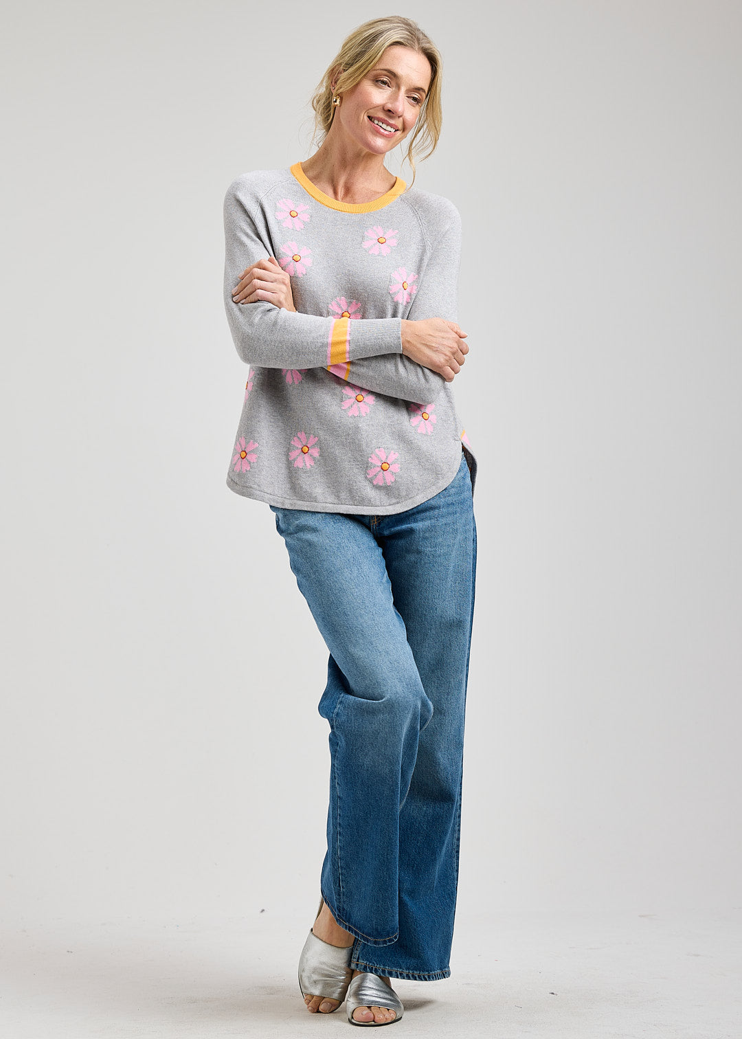 PULLOVER SWEATER | DAISY CHAIN-Jackets & Sweaters-ZAKET & PLOVER-Coriander