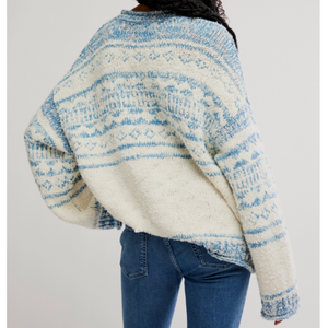 PULLOVER SWEATER | DANI PATTERNED-Jackets & Sweaters-FREE PEOPLE-Coriander