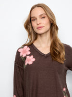 PULLOVER SWEATER | DROP SHOULDER REVERSIBLE-Jackets & Sweaters-CHARLIE B-XSMALL-COFFEE-Coriander