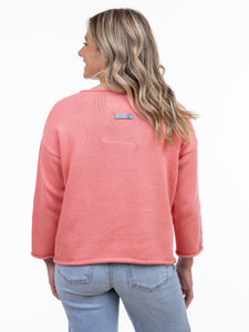 PULLOVER SWEATER | FLORA-Jackets & Sweaters-SHANNON PASSERO-Coriander