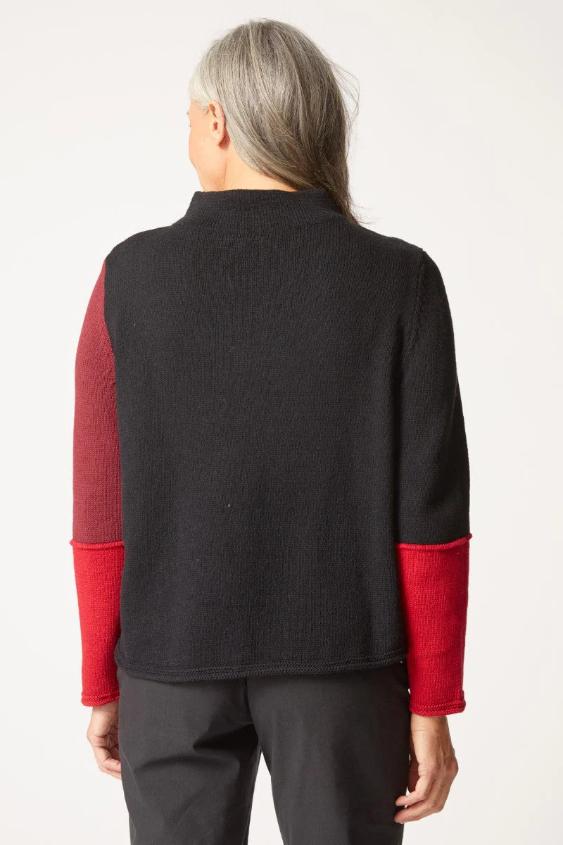 PULLOVER SWEATER | FUNNEL NECK-Jackets & Sweaters-HABITAT-Coriander