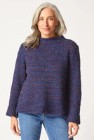 PULLOVER SWEATER | FUNNEL NECK-Jackets & Sweaters-HABITAT-XSMALL-NAVY-Coriander