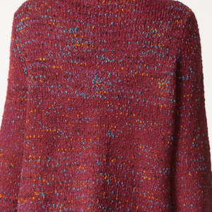PULLOVER SWEATER | FUNNEL NECK-Jackets & Sweaters-HABITAT-XSMALL-WINE-Coriander