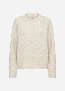 PULLOVER SWEATER | HEIDA CABLE KNIT-Jackets & Sweaters-SOYACONCEPT-Coriander