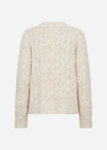 PULLOVER SWEATER | HEIDA CABLE KNIT-Jackets & Sweaters-SOYACONCEPT-Coriander