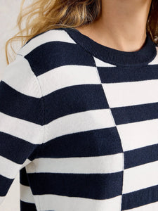 PULLOVER SWEATER | KATIE STRIPE-Jackets & Sweaters-WHITE STUFF-Coriander
