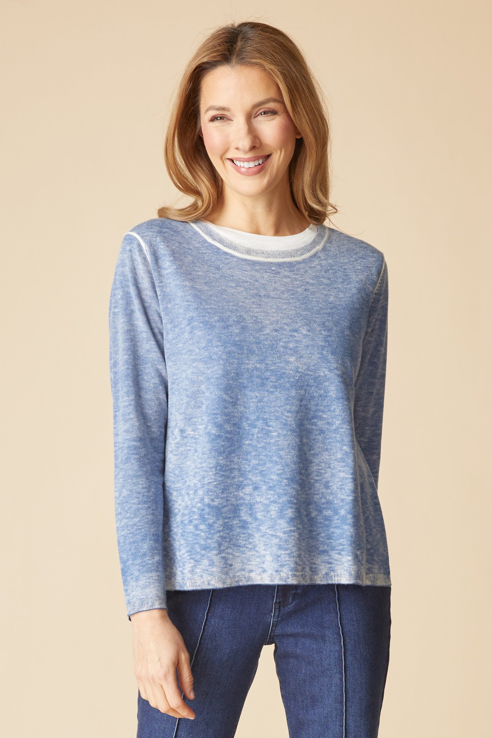 PULLOVER SWEATER | LAYERED