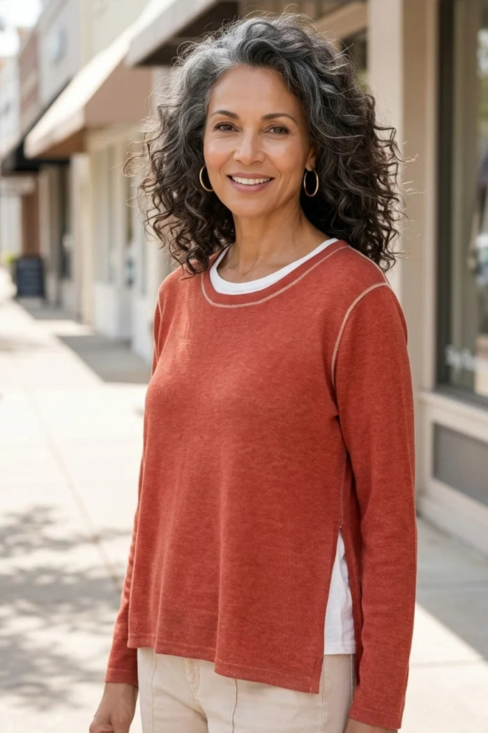 PULLOVER SWEATER | LAYERED