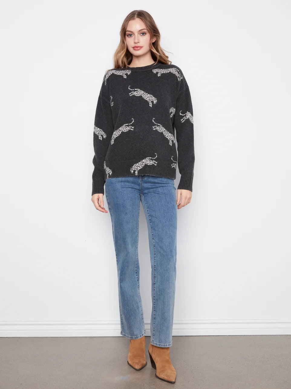 PULLOVER SWEATER | LEOPARDS
