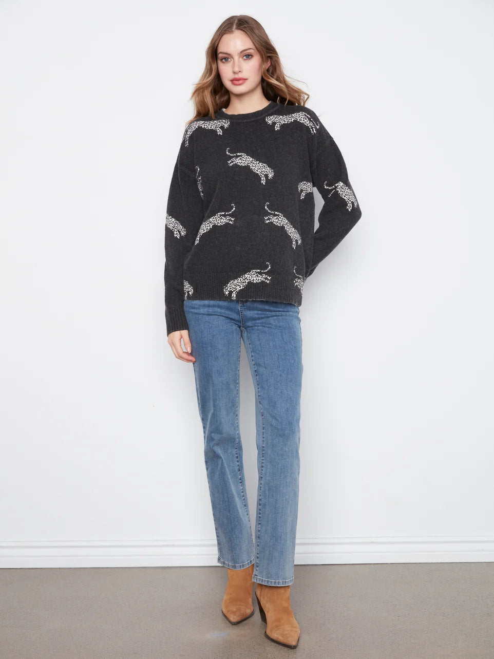 PULLOVER SWEATER | LEOPARDS