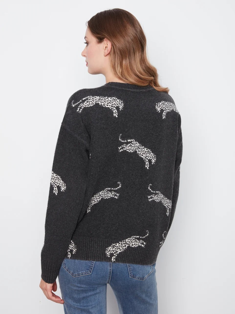 PULLOVER SWEATER | LEOPARDS