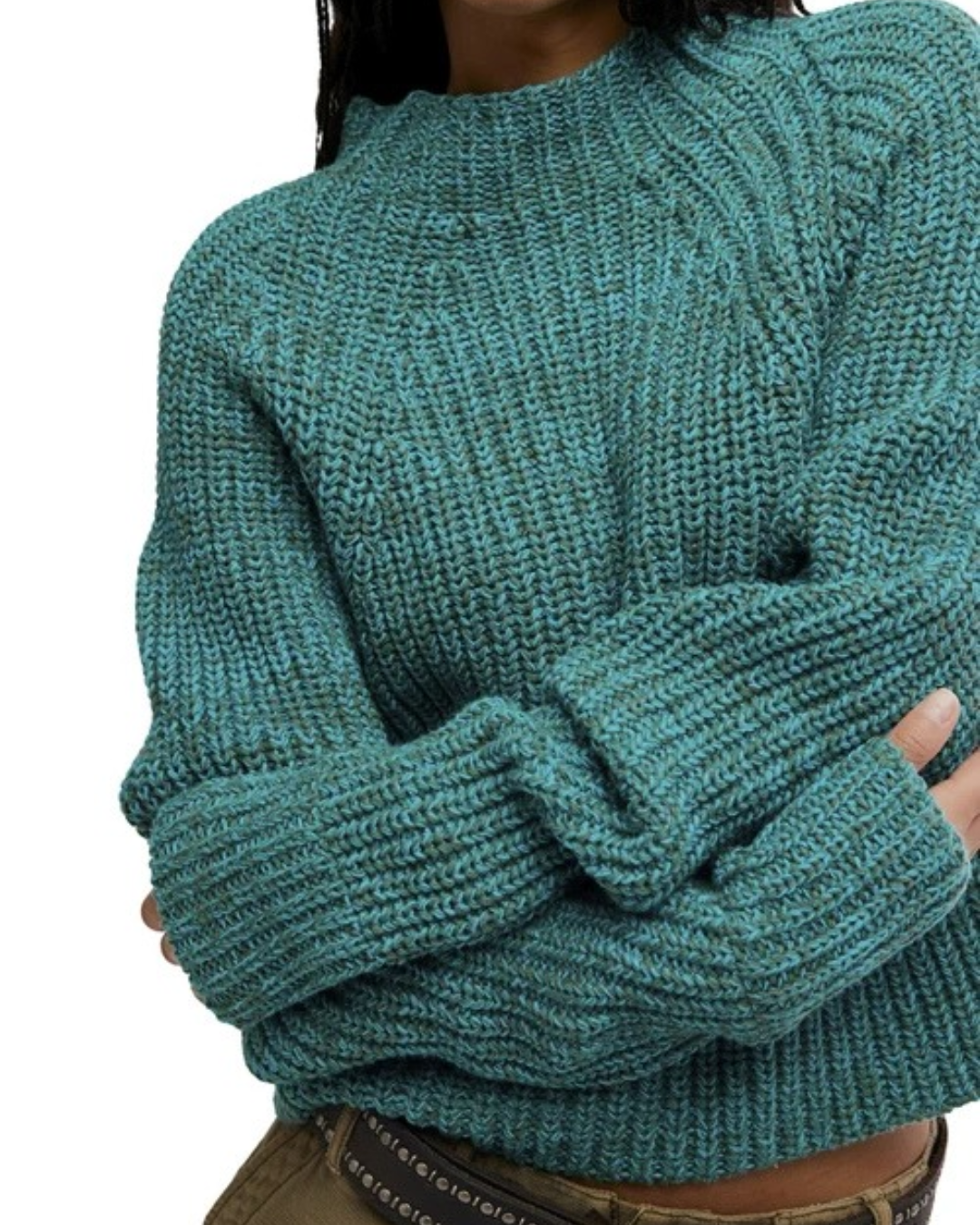 PULLOVER SWEATER | LOW TIDE-Jackets & Sweaters-FREE PEOPLE-Coriander