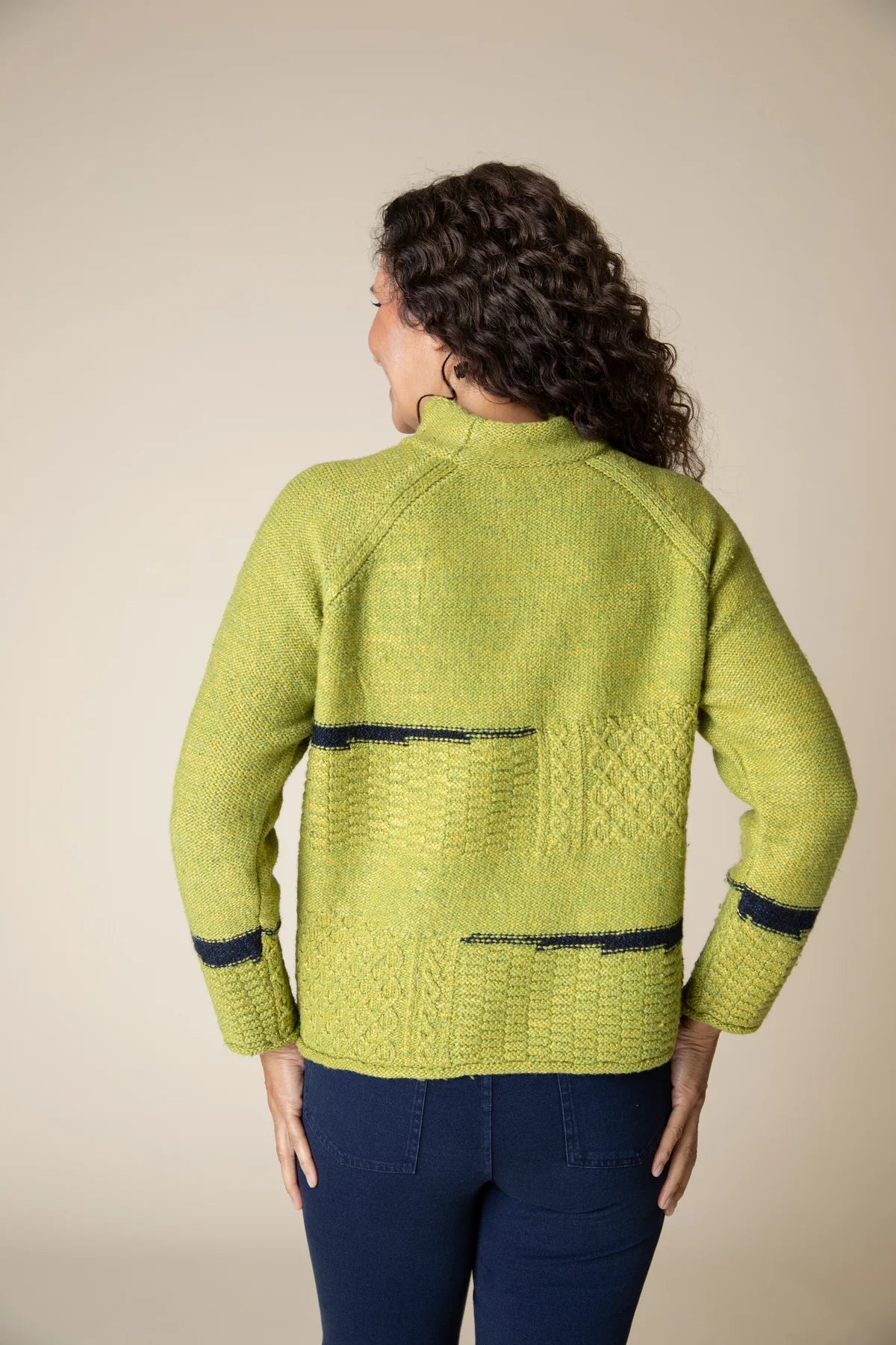 PULLOVER SWEATER | MIXED CABLE STITCH-Jackets & Sweaters-HABITAT-Coriander