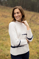 PULLOVER SWEATER | MIXED CABLE STITCH-Jackets & Sweaters-HABITAT-XSMALL-Black-Coriander