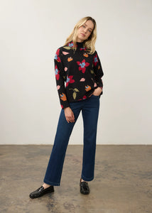 1301535 MOCK NECK LOOSE FIT SWEATER better decription-Jackets & Sweaters-FRENCH DRESSING JEANS-Coriander