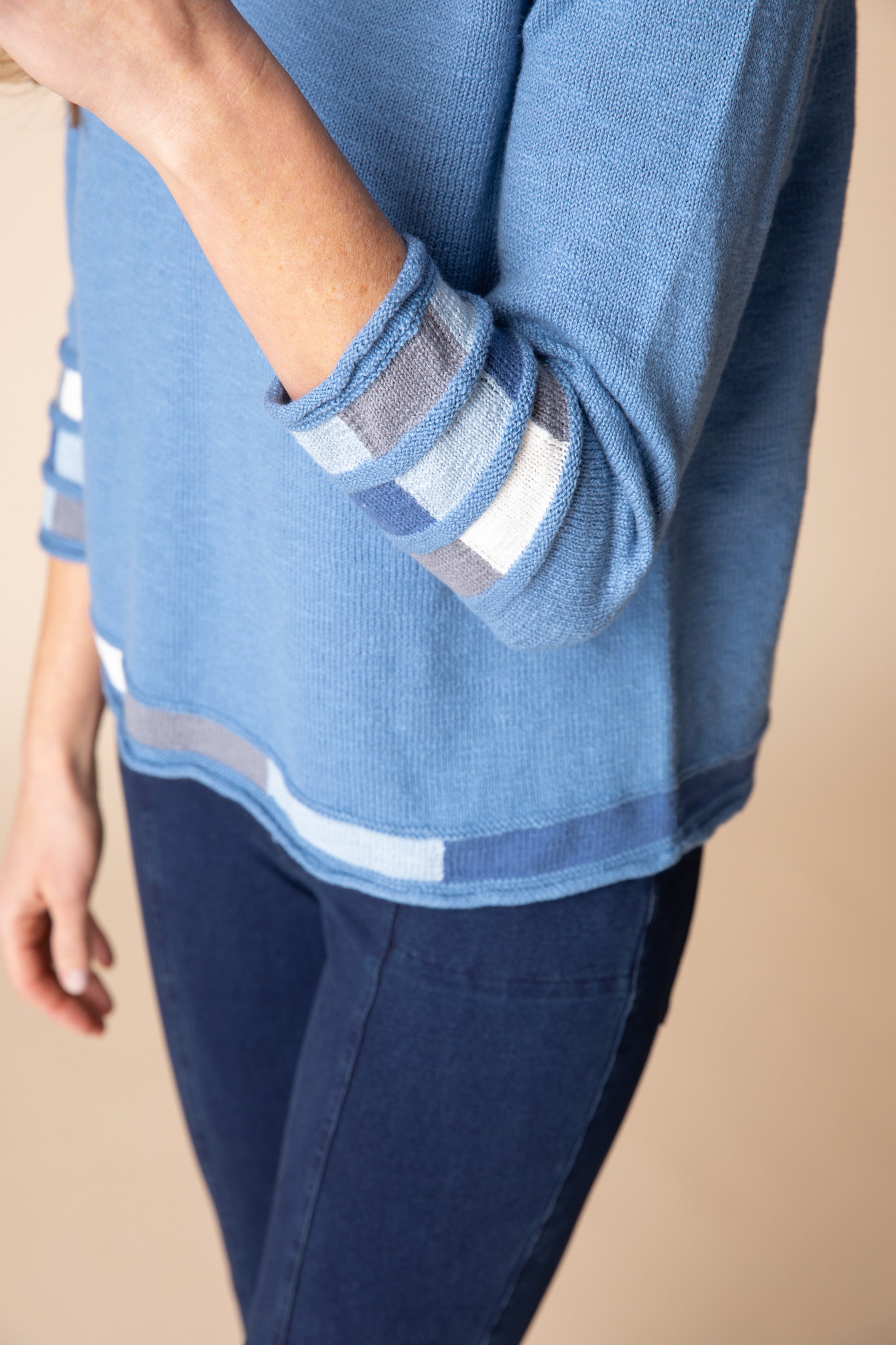 PULLOVER SWEATER | MOSAIC PULLOVER-Jackets & Sweaters-HABITAT-Coriander
