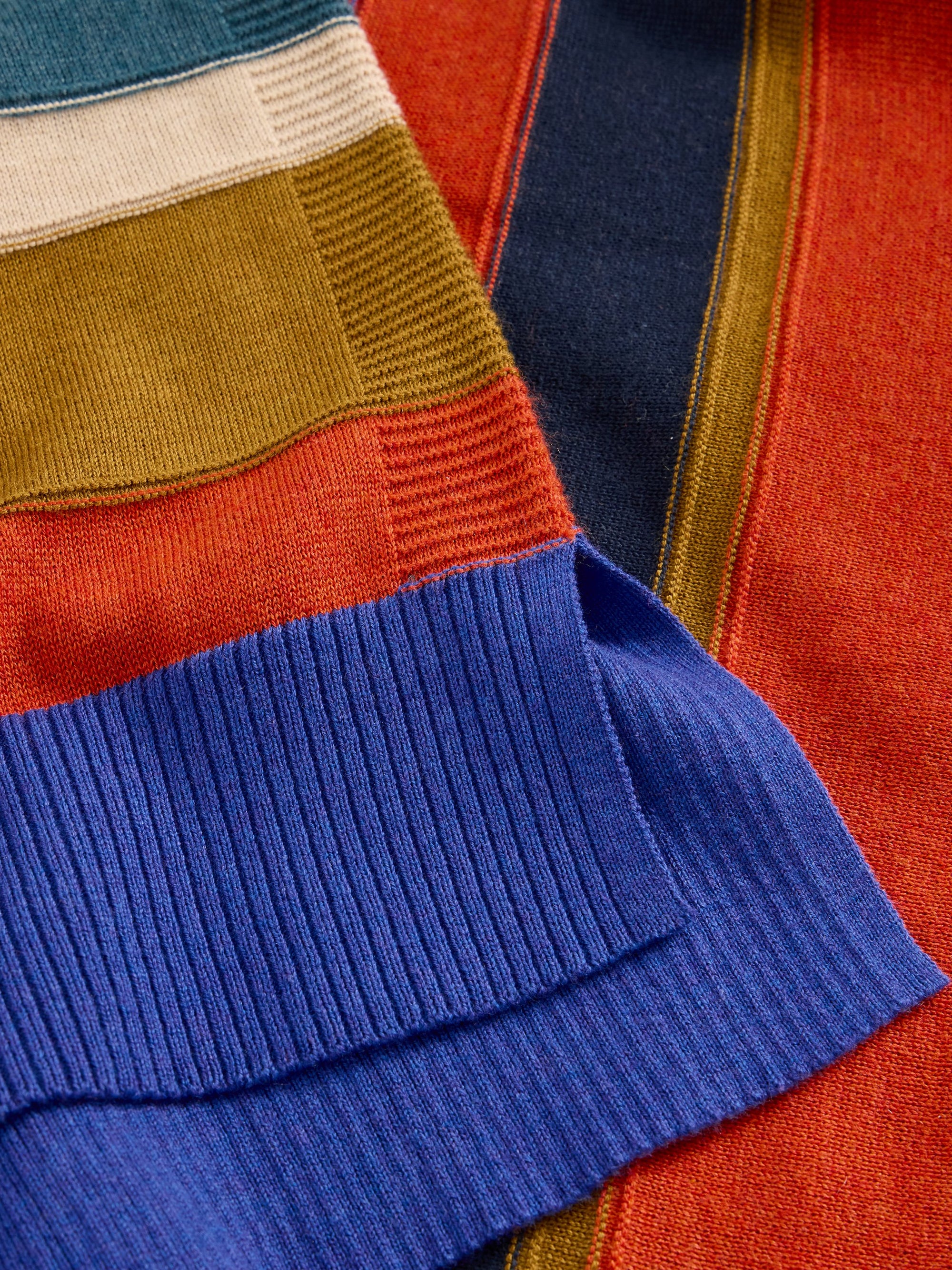 PULLOVER SWEATER | OLIVE STITCHED-Jackets & Sweaters-WHITE STUFF-Coriander