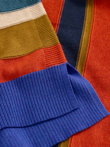 PULLOVER SWEATER | OLIVE STITCHED-Jackets & Sweaters-WHITE STUFF-Coriander