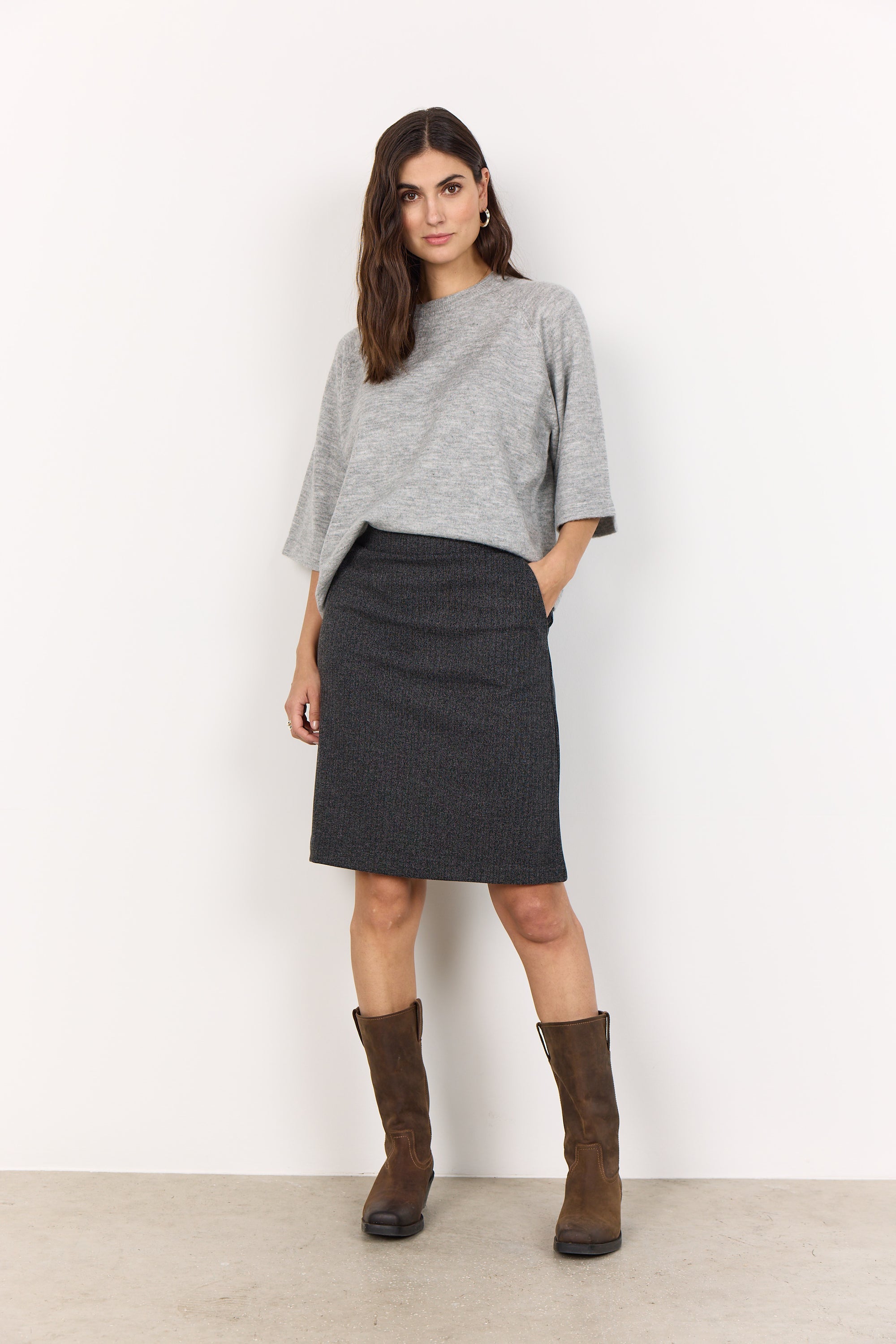 PULLOVER SWEATER | ORLEAN-Jackets & Sweaters-SOYACONCEPT-Coriander