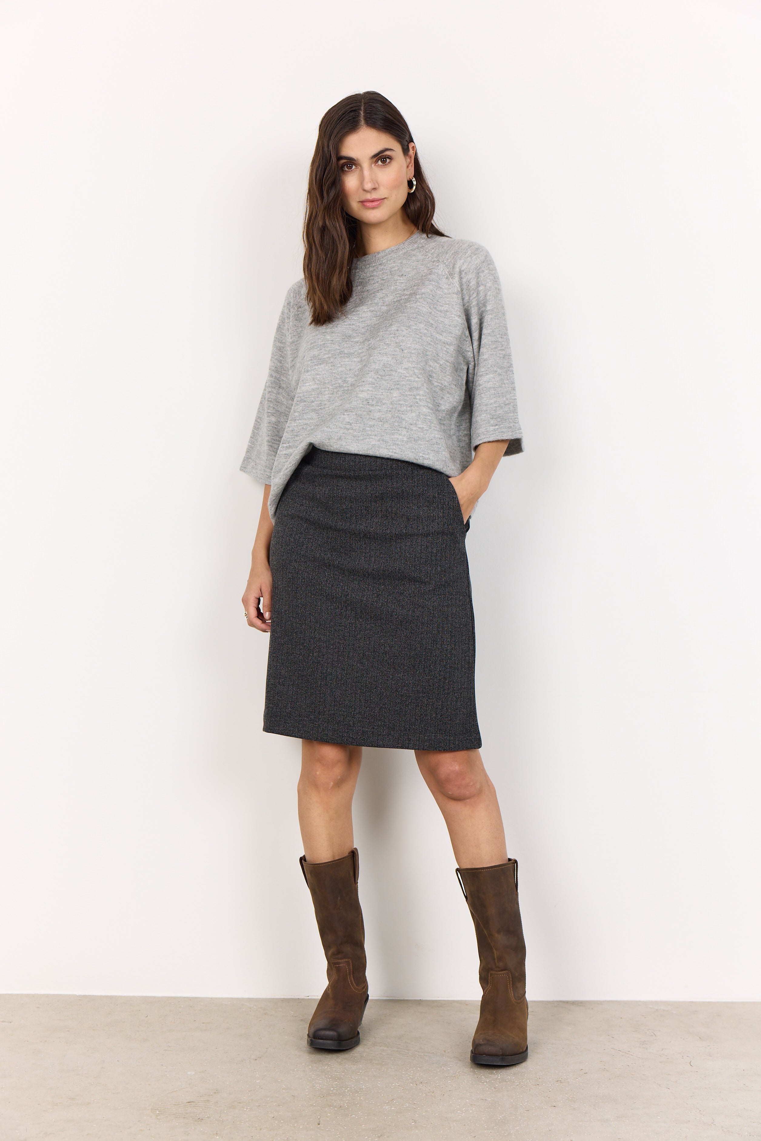 PULLOVER SWEATER | ORLEAN-Jackets & Sweaters-SOYACONCEPT-Coriander