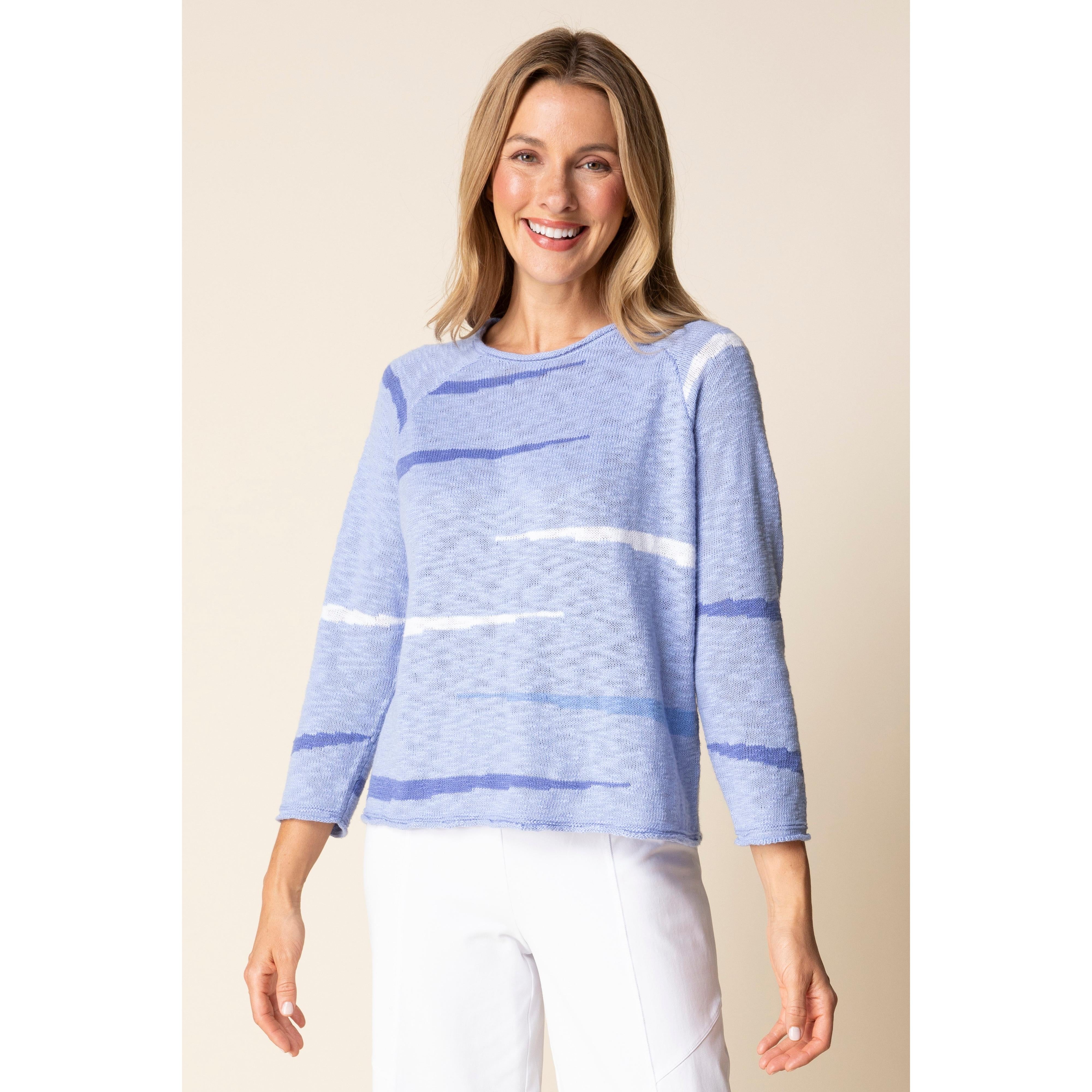 PULLOVER SWEATER | RAGLAN-Jackets & Sweaters-HABITAT-XSMALL-SKY-Coriander