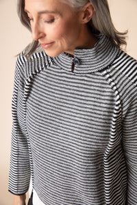 PULLOVER SWEATER | STRIPE RIGHT-Jackets & Sweaters-HABITAT-Coriander