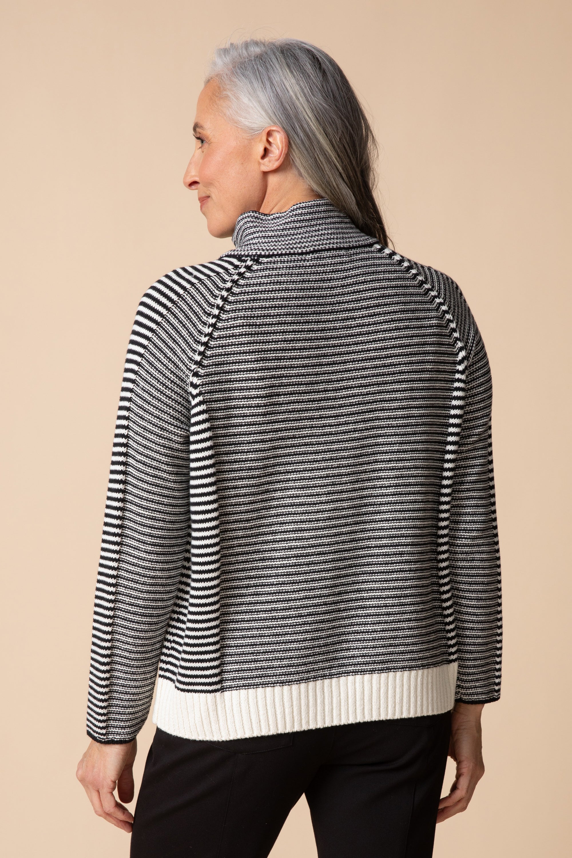 PULLOVER SWEATER | STRIPE RIGHT-Jackets & Sweaters-HABITAT-Coriander