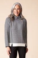 PULLOVER SWEATER | STRIPE RIGHT-Jackets & Sweaters-HABITAT-XSMALL-WINTER WHITE-Coriander