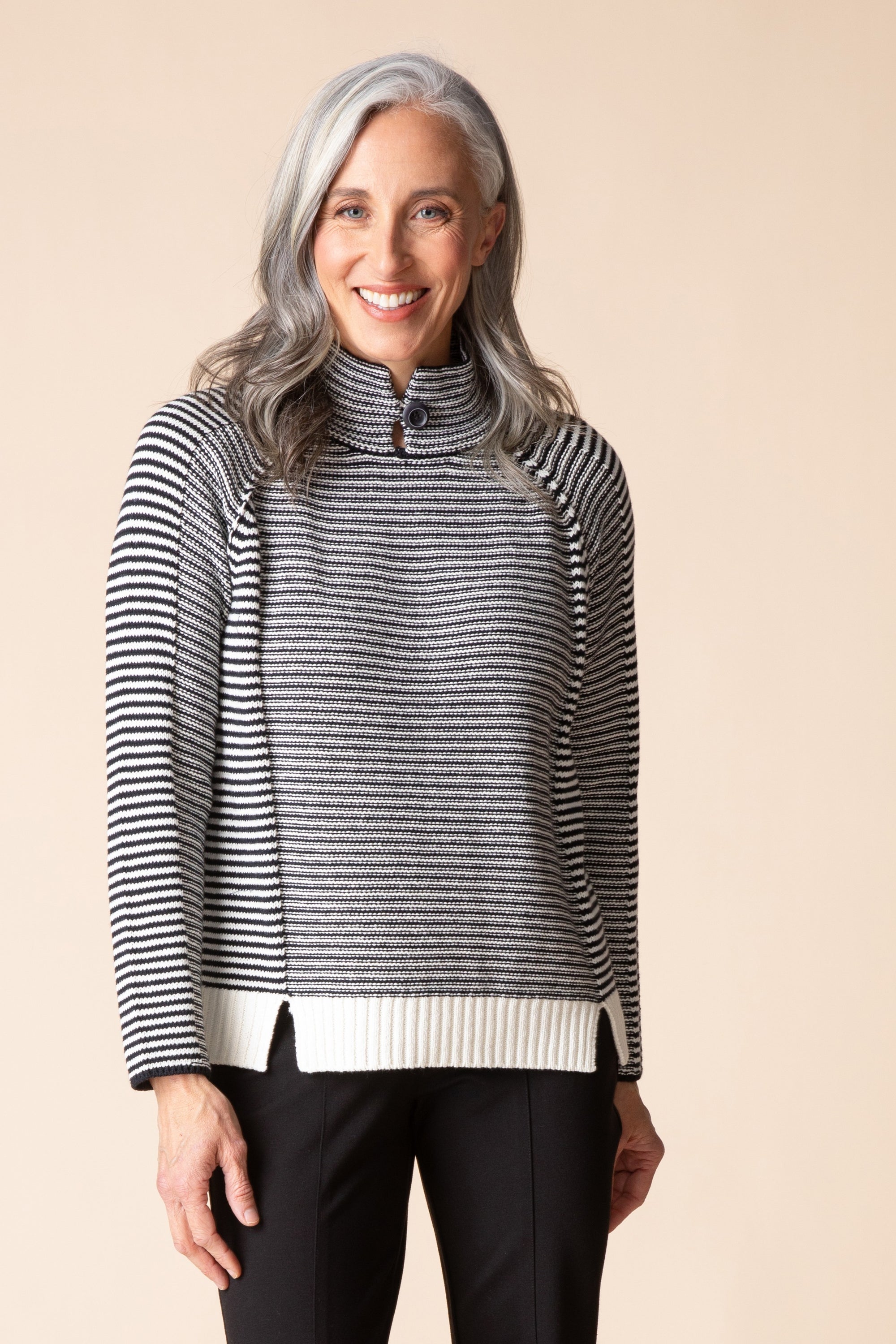 PULLOVER SWEATER | STRIPE RIGHT-Jackets & Sweaters-HABITAT-XSMALL-WINTER WHITE-Coriander