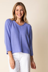 PULLOVER SWEATER | TIDAL V-NECK-Jackets & Sweaters-HABITAT-Coriander