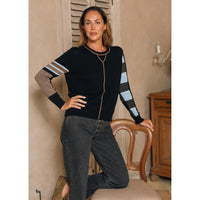 PULLOVER SWEATER | WEEKEND EASE-Jackets & Sweaters-ZAKET & PLOVER-XSMALL-BLACK-Coriander