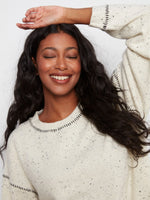 PULLOVER SWEATER | WHIPSTITCH: COOKIES & CREAM-Jackets & Sweaters-CHARLIE B-Coriander