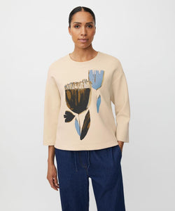 PULLOVER TOP | DESVON-Tops-MASAI-SMALL-FOG-Coriander