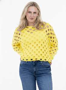 PULLOVER TOP | LULA-Top-SHANNON PASSERO-SMALL-CANARY YELLOW-Coriander
