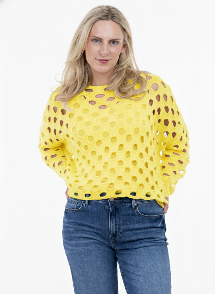 PULLOVER TOP | LULA-Top-SHANNON PASSERO-SMALL-CANARY YELLOW-Coriander