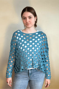PULLOVER TOP | LULA-Top-SHANNON PASSERO-SMALL-TIDE BLUE-Coriander