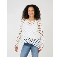 PULLOVER TOP | LULA-Top-SHANNON PASSERO-SMALL-WHITE-Coriander