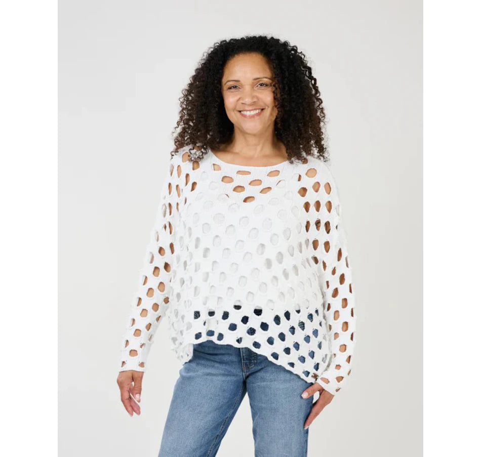 PULLOVER TOP | LULA-Top-SHANNON PASSERO-SMALL-WHITE-Coriander