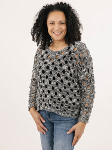 PULLOVER TOP | SHERMAN-Tops-SHANNON PASSERO-SMALL-BLACK MIX-Coriander