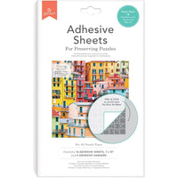 PUZZLE BACK ADHESIVE SHEETS-Fun and Games-RAINCOAST-Coriander