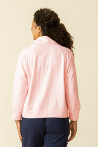 QUARTER ZIP TOP-Tops-HABITAT-Coriander