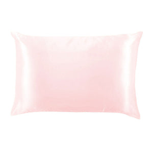 QUEEN SILK PILLOWCASE: DARK GREY/SILVER/PINK-Home-LEMON LAVENDER-PINK-Coriander