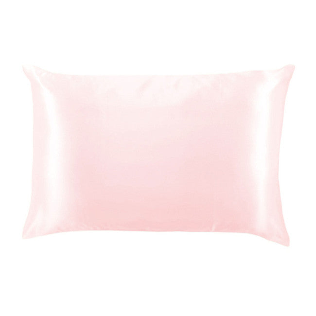 QUEEN SILK PILLOWCASE: DARK GREY/SILVER/PINK-Home-LEMON LAVENDER-PINK-Coriander